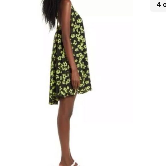 WAYF New! Kaylie Green floral Swing Mini Dress size XL- runs large - Picture 7 of 16